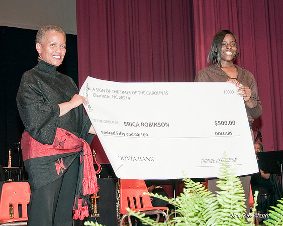 Scholarship Recipients; A Sign Of The Times 10th Annual Black History Concert in March, 2010