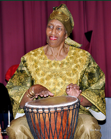 Senior African Drum Ensemble; Evelyn Beacoats