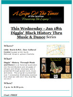 ASOTT - Diggin' Black History Thru Music & Dance 1/18/17