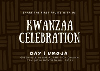 ASOTT Kwanzaa - Umoja, 2019