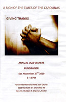 ASOTT - Jazz Vespers, 2010