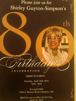 Shirley Guyton-Simpson 80th Birthday Celebration